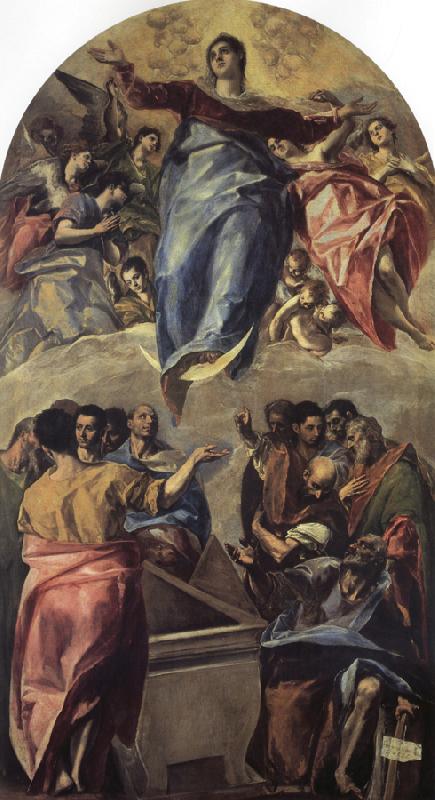 El Greco Assumption of the Virgin oil painting picture